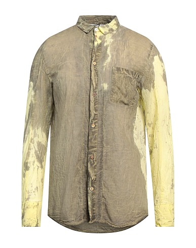 MASNADA Shirts Military green 100% Cotton