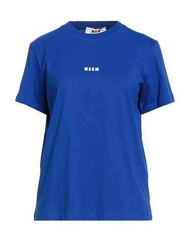 MSGM Basic T-Shirt Light blue 100% Cotton