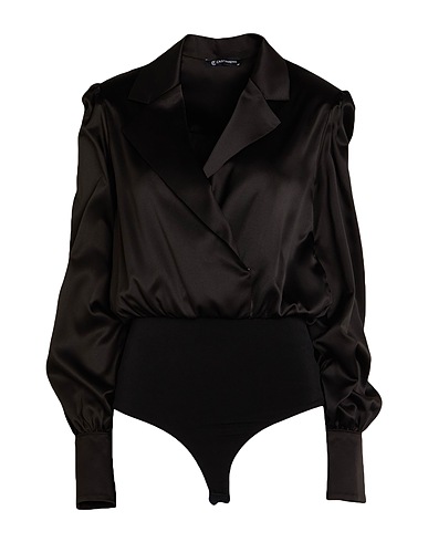 CRISTINAEFFE TOPWEAR Nero 94% Poliestere, 6% Elastan