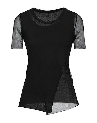 MASNADA T-Shirt Schwarz 100% Baumwolle