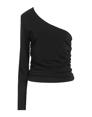 FEDERICA TOSI One-shoulder top 76% Acetate, 19% Polyamide, 5% Elastane