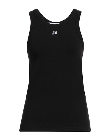 MSGM Vest Black 95% Cotton, 5% Elastane