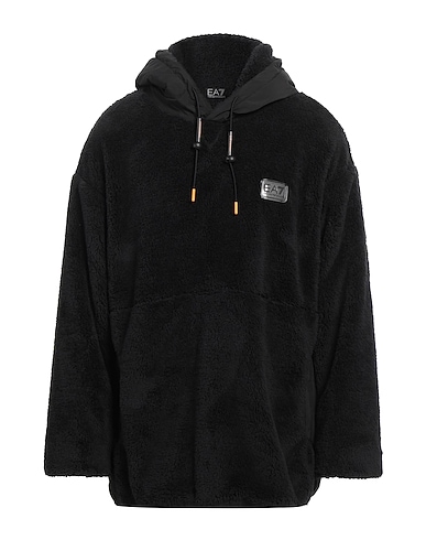 EA7 Hooded track jacket  Black 100% Polyester