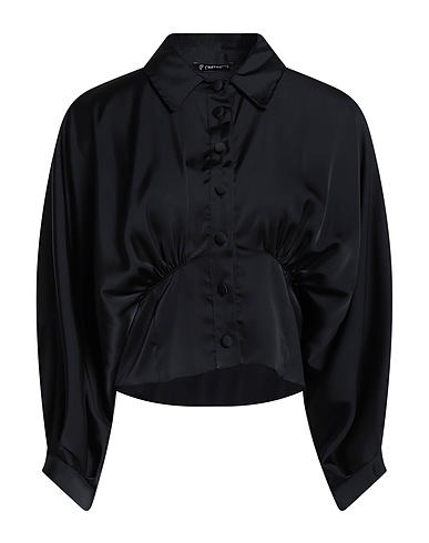 CRISTINAEFFE Camicie e bluse tinta unita Nero 100% Poliestere