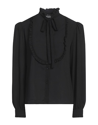 CRISTINAEFFE Camicie e bluse con fiocco Nero 100% Poliestere