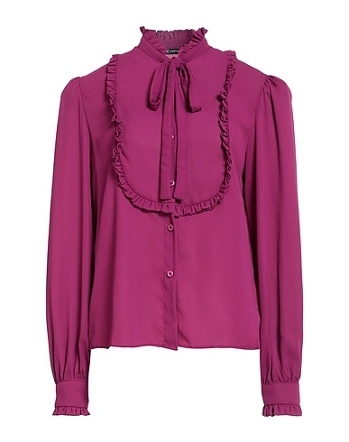 CRISTINAEFFE Hemden und Blusen mit Schleife Malve 100% Polyester