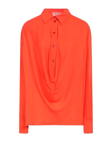 VALENTINO GARAVANI Camicie e bluse in seta Arancione 100% Seta