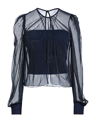CHIARA BONI LA PETITE ROBE Top Midnight blue 72% Polyamide, 28% Elastane
