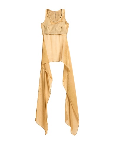 MASNADA Top Mustard 95% Cotton, 5% Elastane, Silk