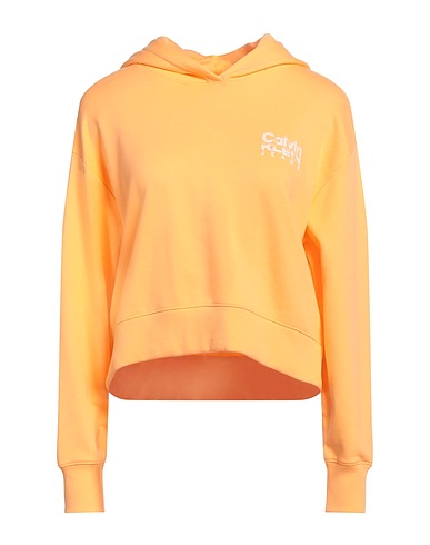 CALVIN KLEIN JEANS Hooded track jacket  Apricot 100% Cotton
