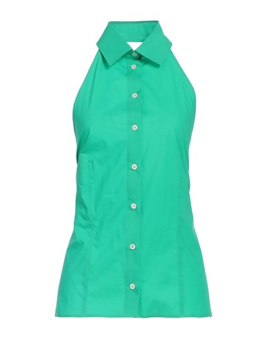 MSGM Top Verde 100% Cotone