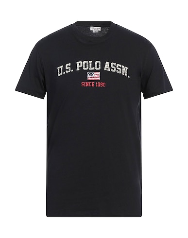 U.S.POLO ASSN. T-shirt Nero 100% Cotone