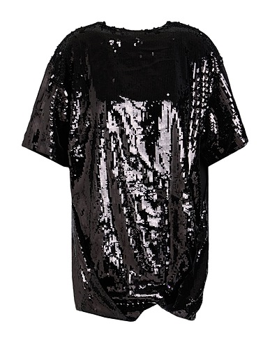 VALENTINO GARAVANI Silk top PINK PP COLLECTION Black 100% Silk