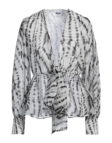 MSGM Top Grey 100% Polyester