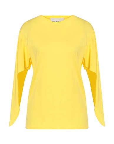 SILVIAN HEACH Basic T-shirt Yellow 100% Cotton