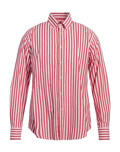 GMF 965 Striped shirt Red 100% Cotton