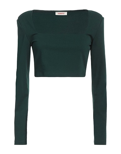 KONTATTO Top Dark green 95% Polyester, 5% Elastane