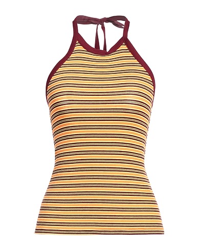 OTTOD'AME Top Yellow 97% Viscose, 3% Elastane