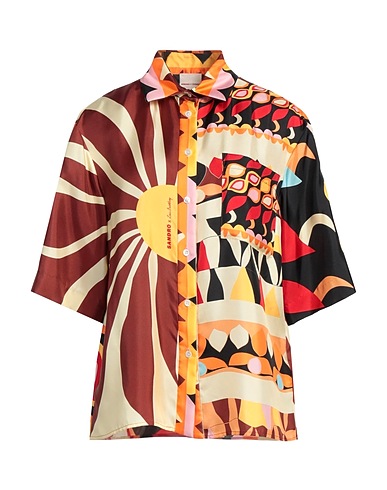 SANDRO Patterned shirts & blouses X LOUIS BARTHÉLEMY Red 100% Silk