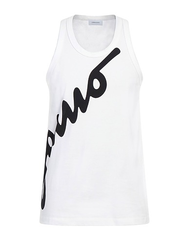 FERRAGAMO Vest White 100% Cotton