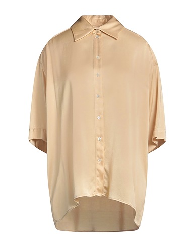 OTTOD'AME Solid color shirts & blouses Sand 100% Viscose