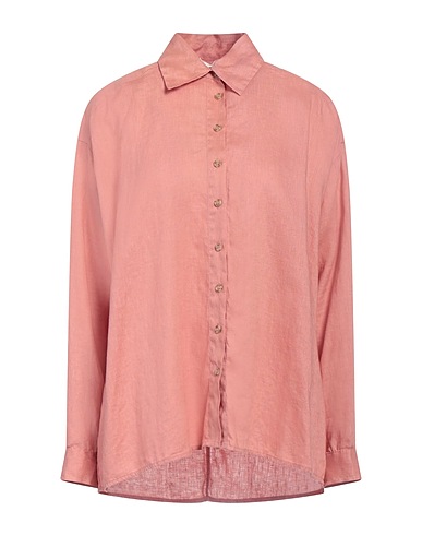 OTTOD'AME Solid colour shirts & blouses 100% Linen