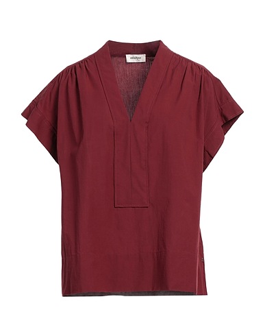 OTTOD'AME Top Burgundy 100% Cotton