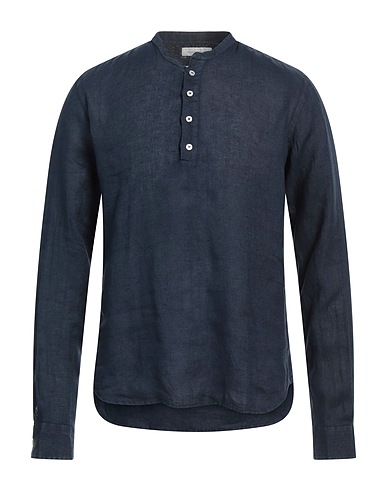 ROSSOPURO Linen shirt Midnight blue 100% Linen