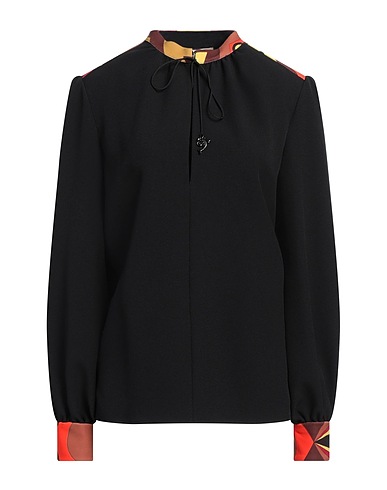 PUCCI トップス ブラック ポリエステル 98% / ポリウレタン 2% / シルク