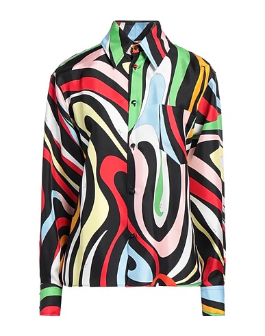 PUCCI Patterned shirts & blouses Black 100% Silk