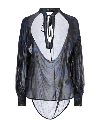 DONDUP Top Navy blue 100% Viscose
