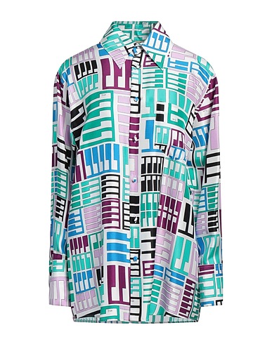 PUCCI Patterned shirts & blouses Green 100% Silk