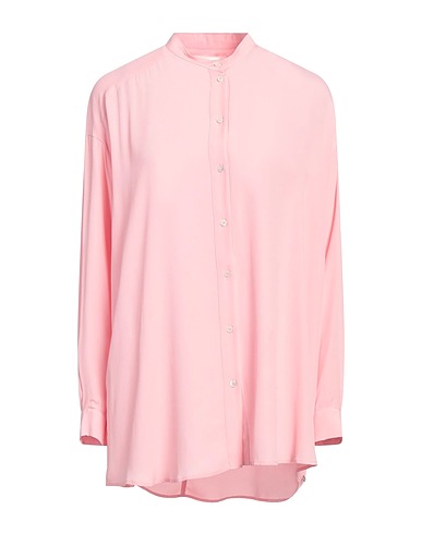 OTTOD'AME Solid colour shirts & blouses Pink 70% Acetate, 30% Silk