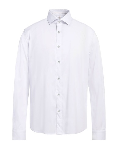 ALLEY DOCKS 963 Camicia tinta unita Bianco 69% Cotone, 26% Nylon, 5% Elastan