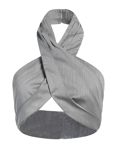 CRISTINAEFFE Top Grey 65% Polyester, 33% Viscose, 2% Elastane