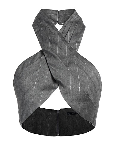 CRISTINAEFFE Top Piombo 65% Poliestere, 33% Viscosa, 2% Elastan