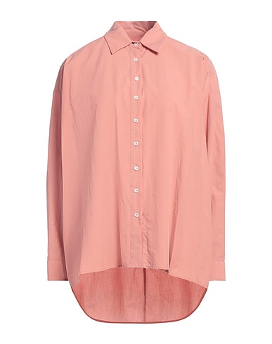 OTTOD'AME Solid colour shirts & blouses Antique rose 100% Cotton