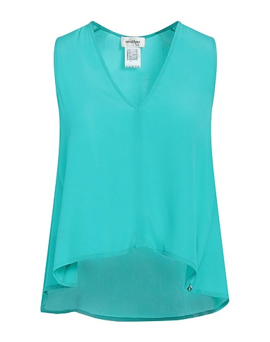 OTTOD'AME Top Turchese 70% Acetato, 30% Seta