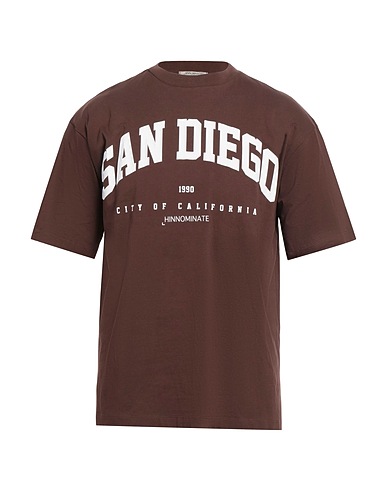 HINNOMINATE T-shirt Chocolate brown 100% Cotton