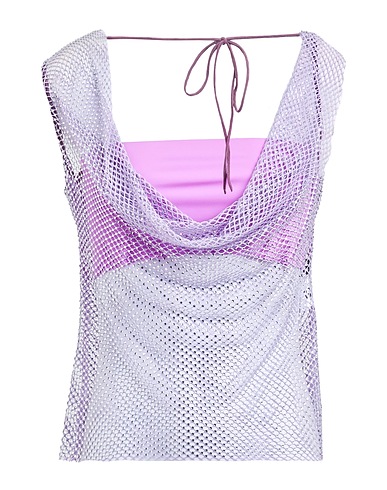 GIUSEPPE DI MORABITO Top Lilac 100% Polyamide