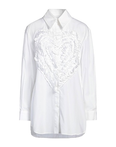 SIMONE ROCHA Solid color shirts & blouses White 100% Cotton