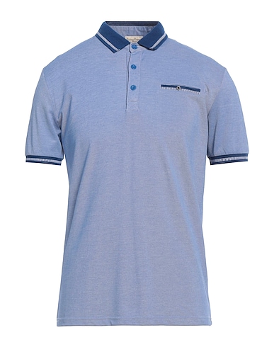 CASHMERE COMPANY Polo Blu 80% Cotone, 20% Seta