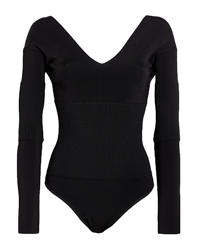 FERRAGAMO Bodysuit 80% Viscose, 19% Polyamide, 1% Polyurethane