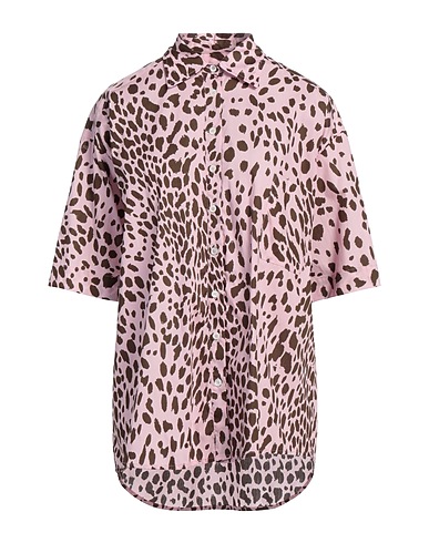 OTTOD'AME Camicie  e bluse fantasia Rosa 100% Cotone