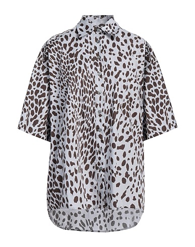 OTTOD'AME Patterned shirts & blouses 100% Cotton