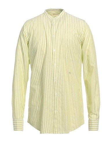 MASSIMO ALBA Striped shirt VERDE CHIARO 100% Cotton