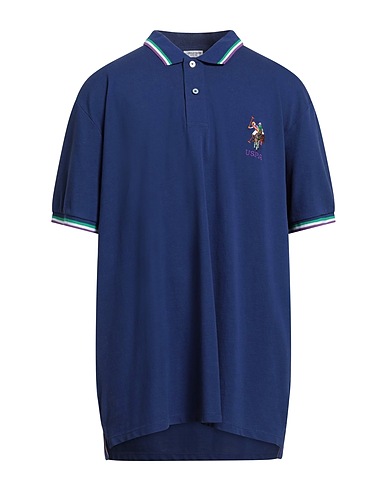 U.S.POLO ASSN. Polo shirt Midnight blue 100% Cotton