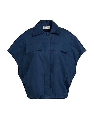MEIMEIJ Solid colour shirts & blouses Midnight blue 100% Cotton