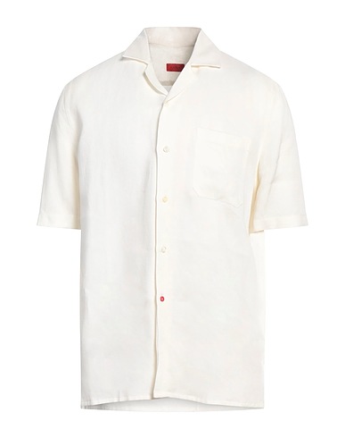 ISAIA Linen shirt Off white 100% Linen
