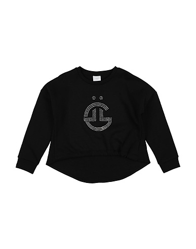 GAëLLE Paris Sweatshirt Black 70% Cotton, 30% Polyester